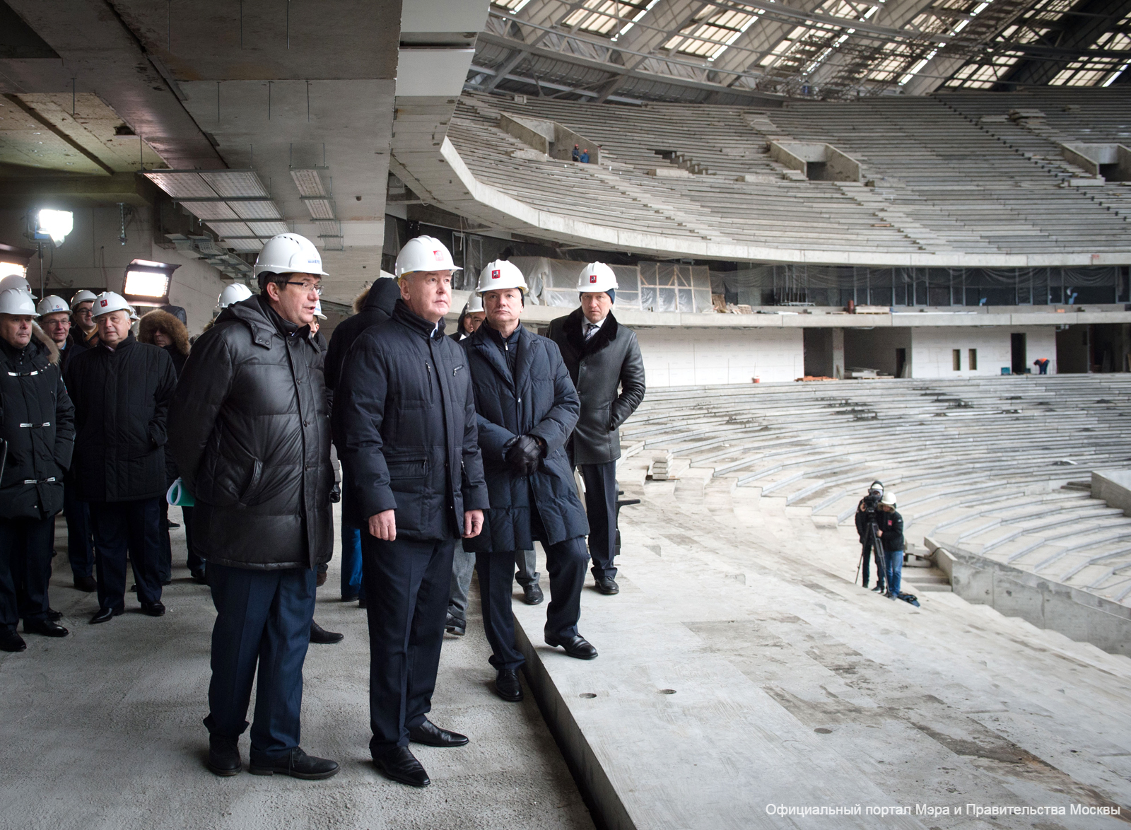 Мэр Москвы С. Собянин, БСА будут сдана раньше срока